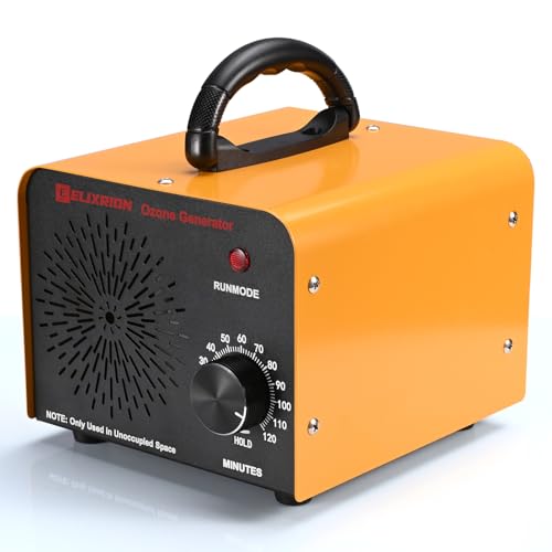 Ozone Generator – 80,000mg/h High-Capacity O3 Air Purifier for Odor Control Home, Kitchen, Car, Office, Basement, Pets, and Smoke – Covers Up to 6,000 Sq Ft