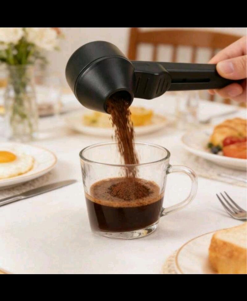 Smart Coffee Powder Dispenser - Press & Pour