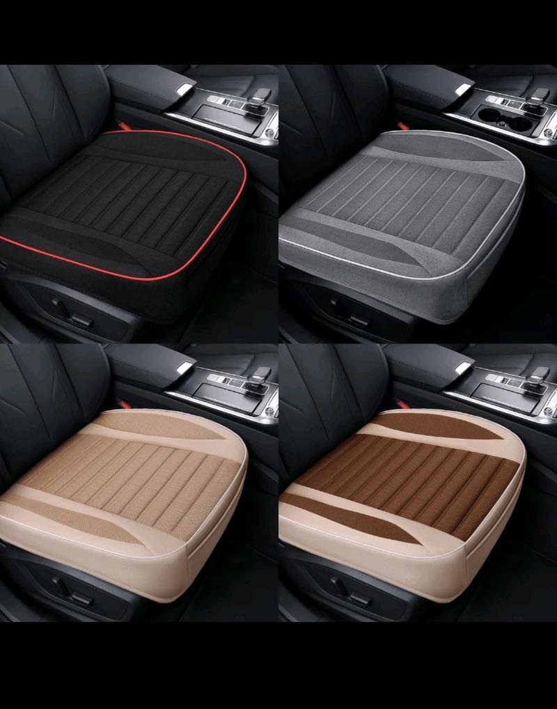 Universal Car Seat Cushion - Premium Linen Pad (Multi-Color)