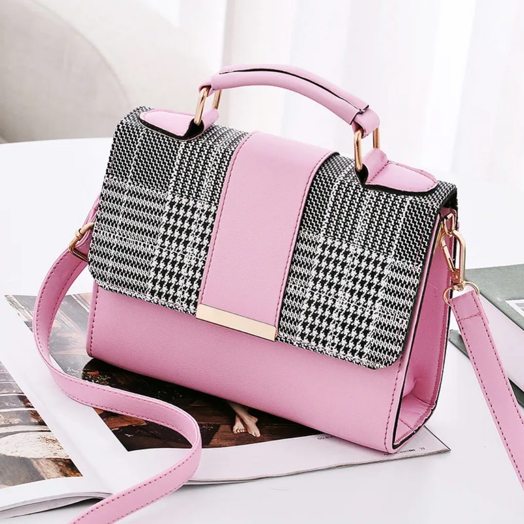 Elegant Plaid Women's Crossbody Handbag – Fashion Shoulder Purse