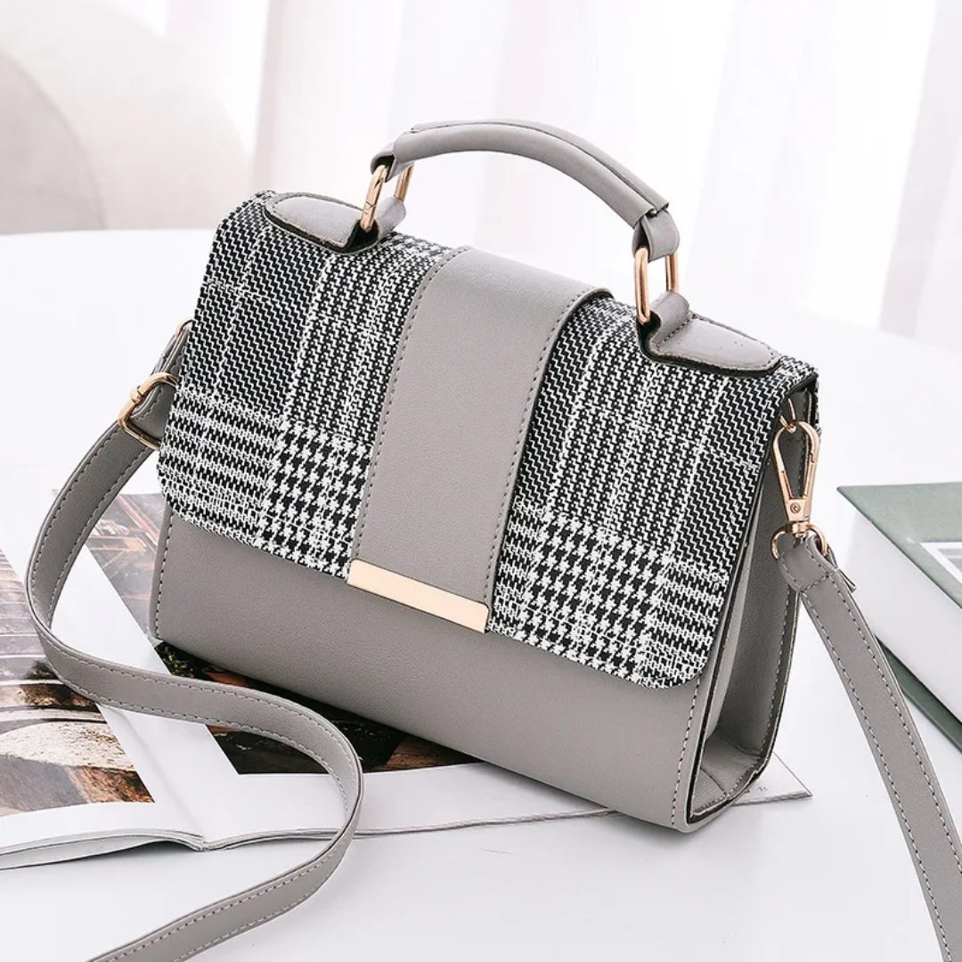 Elegant Plaid Women's Crossbody Handbag – Fashion Shoulder Purse